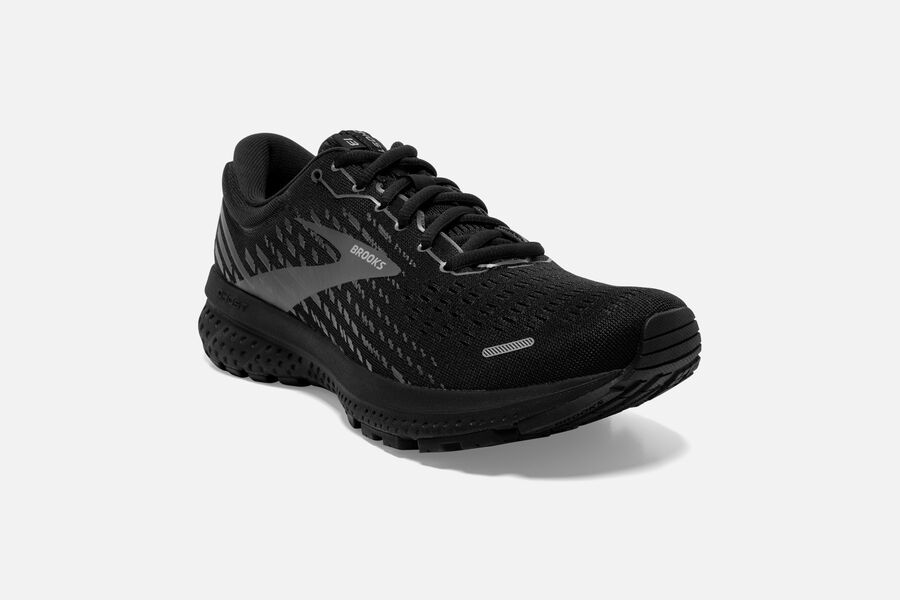 Brooks Ghost 13 Road Running Shoes Womens Black 061273-GAD